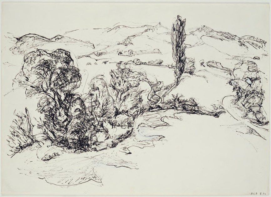 Landscape with Shrubs and Hills (2004-388)