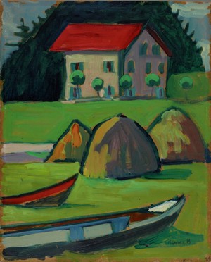 Gabriele Münter, German, 1877–1962: Fisherman's House (Fischerhaus), 1908 (2012-23). © 2012, Artist Rights Society (ARS), New York / VG Bild-Kunst