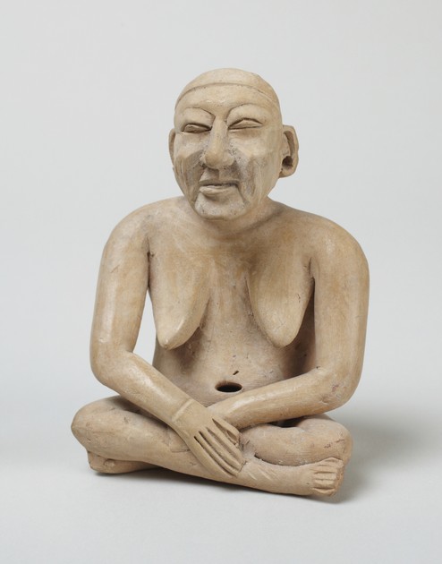 Figure of seated old woman with pendulous breasts (2016-1084)