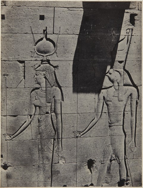 Isis and Horus-Ariesi, Temple of Kalabsha (x1979-111)