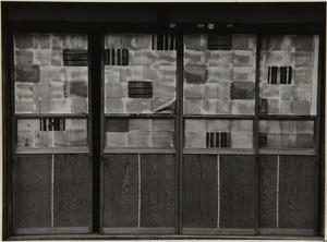 Kenji Ishiguro 石黒 健治. Sliding doors in Asakusa. 1958. Gelatin silver print.