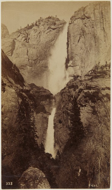 Yosemite Falls from Yosemite Valley Hotel (1996-334)