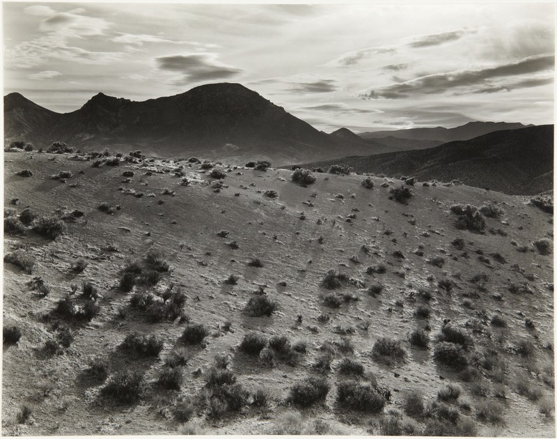 Hills at Sunset, Mojave, Calif. (x1971-356)