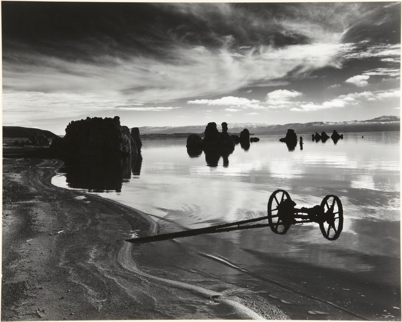 Mono Lake and Wheels (x1971-418)