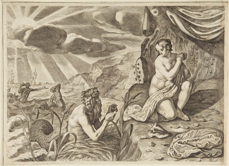 Glaucus and Scylla (from Amsterdam Ovid, 1732, Latin/French ed ...