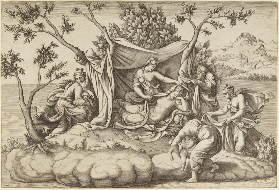 Birth of Diana and Apollo (x1935-1533)