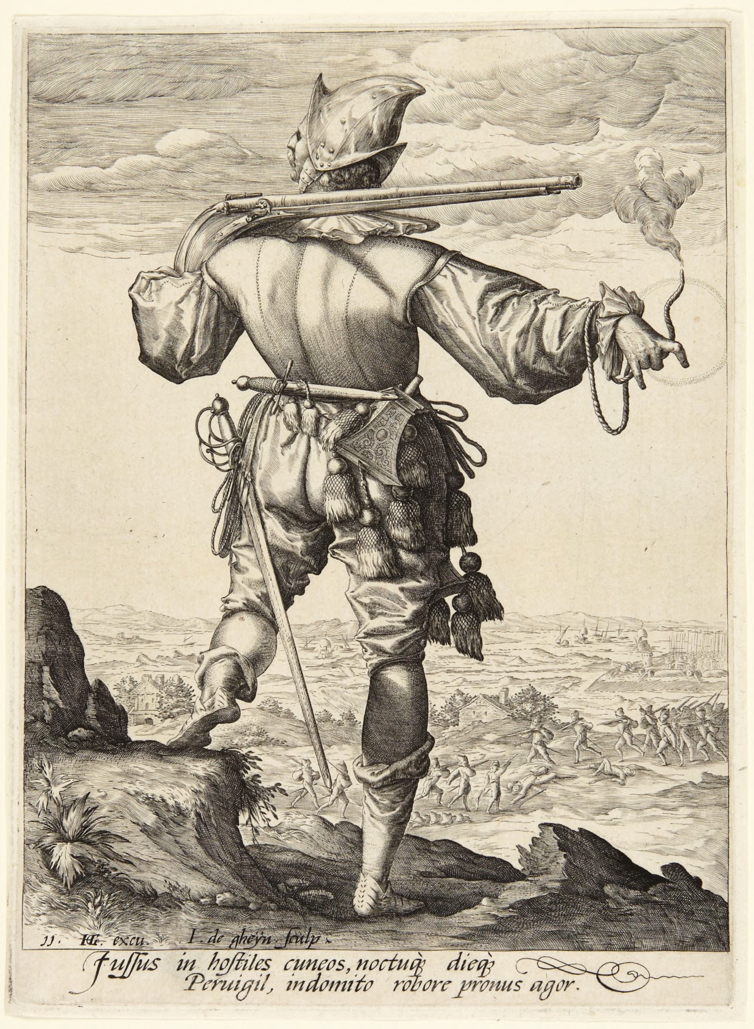 A Musketeer seen from the back (x1934-627)
