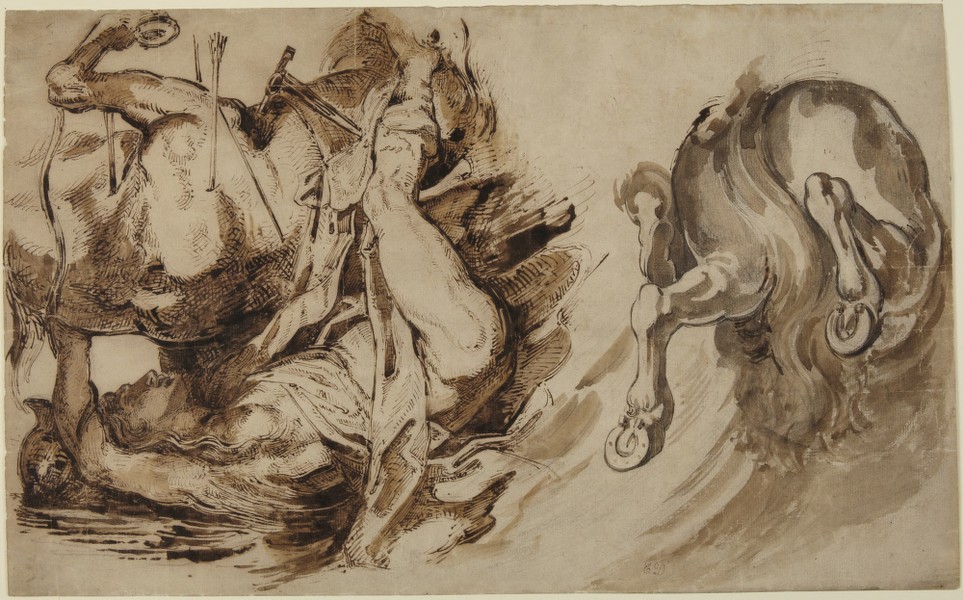 A Faun Grasping a Bunch of Grapes Drawing by Peter Paul Rubens - Fine Art  America