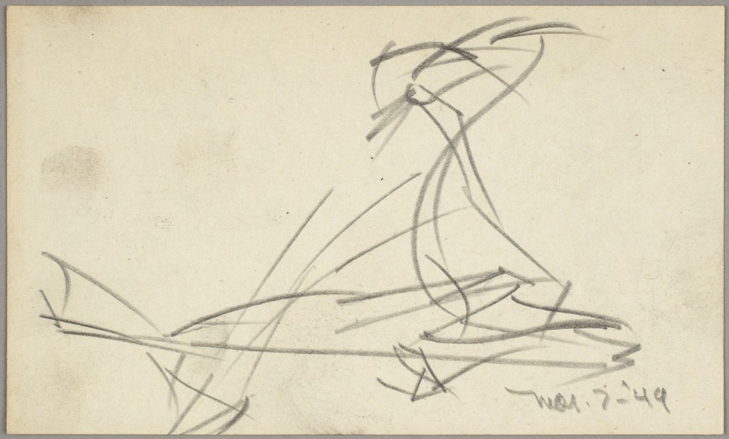 Path of Motion, from Portfolio of Drawings, 1919-1947 (x1969-400.196)