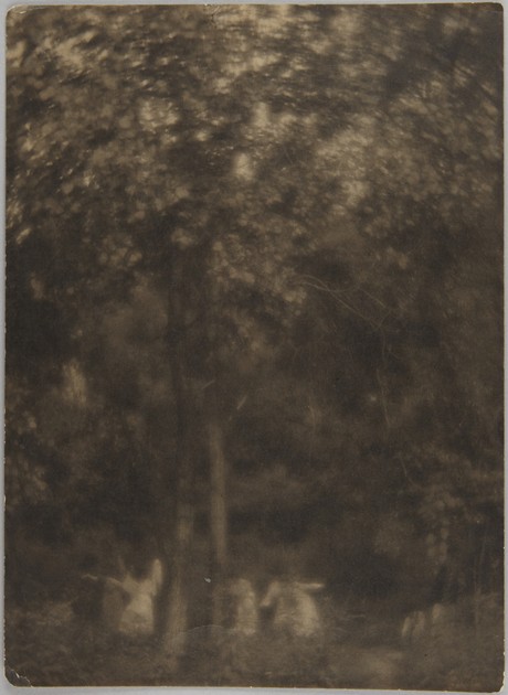 Women dancing under trees (x1983-245)