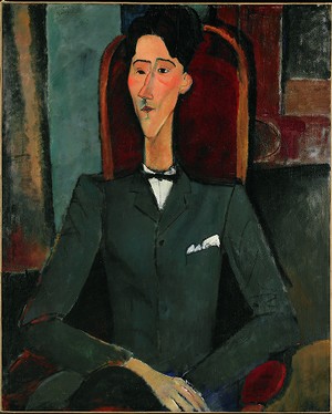 Amedeo Modigliani, Italian, 1884–1920: Jean Cocteau, 1916–17. Oil on canvas, 100.4 x 81.3 cm. The Henry and Rose Pearlman Collection. Photo: Bruce M. White