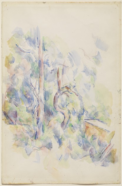 File:Paul Cézanne- Well and Winding Path in the Park of Château
