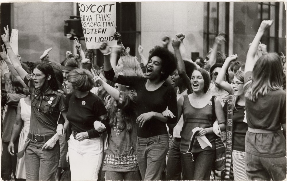 Demonstrators At The Womens Strike For Equality New York City 2018 66 4642