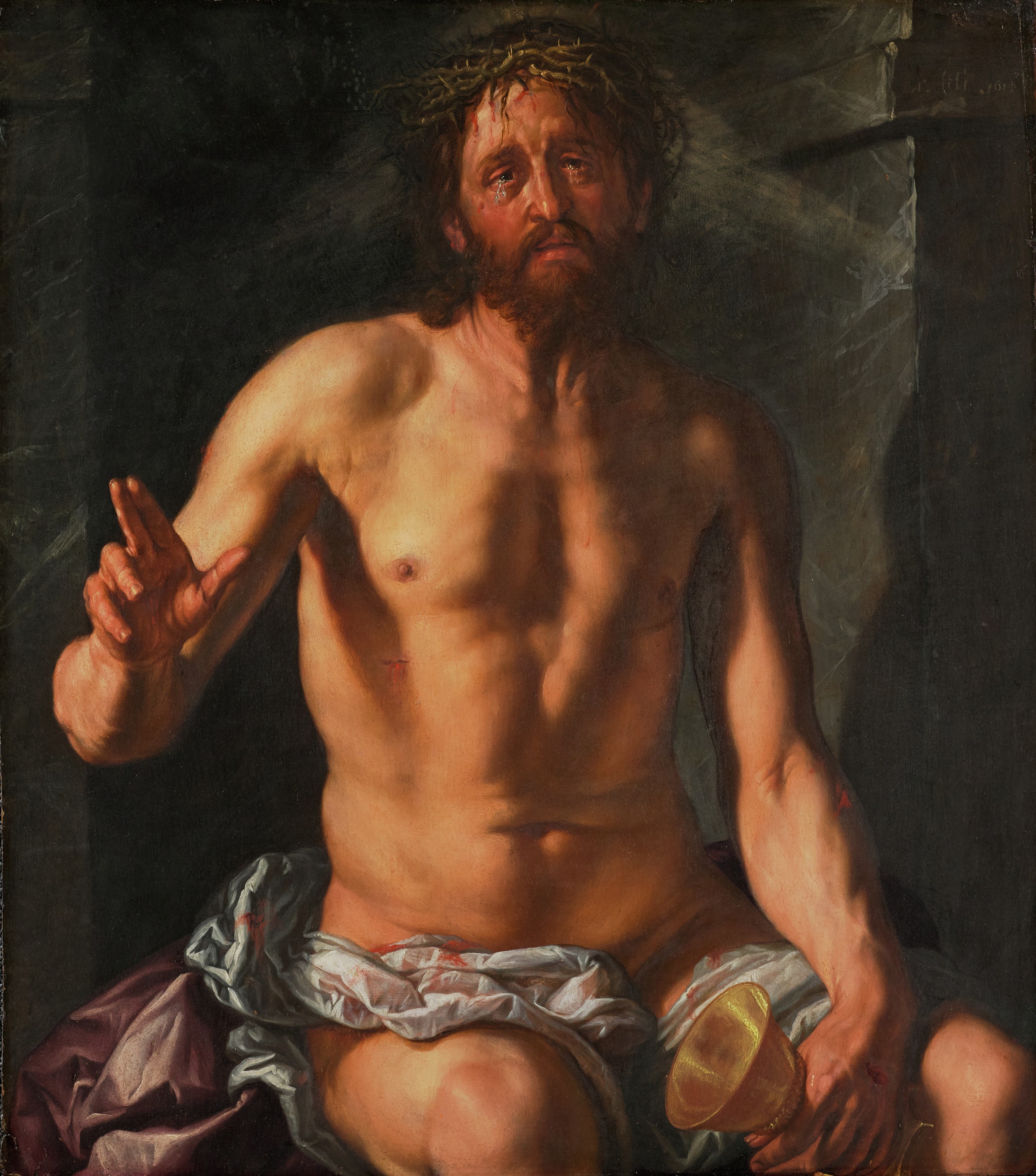 Man of Sorrows with a Chalice Christ as Redeemer y1985 36