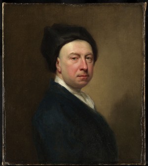 Self-portrait by English artist Jonathan Richardson, 1733