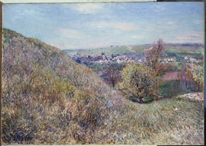 On the Hills of Moret in Spring - Morning